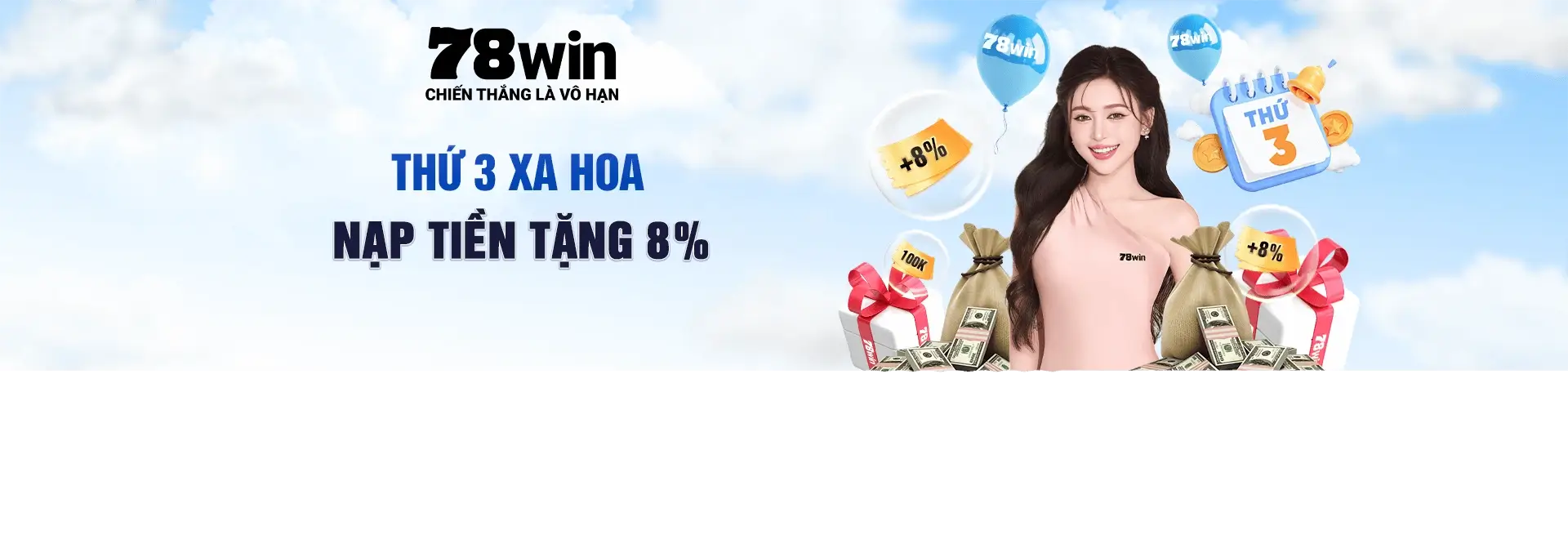 78winf xyz Thứ 3 xoa hoa nạp tiền tặng thêm 8%